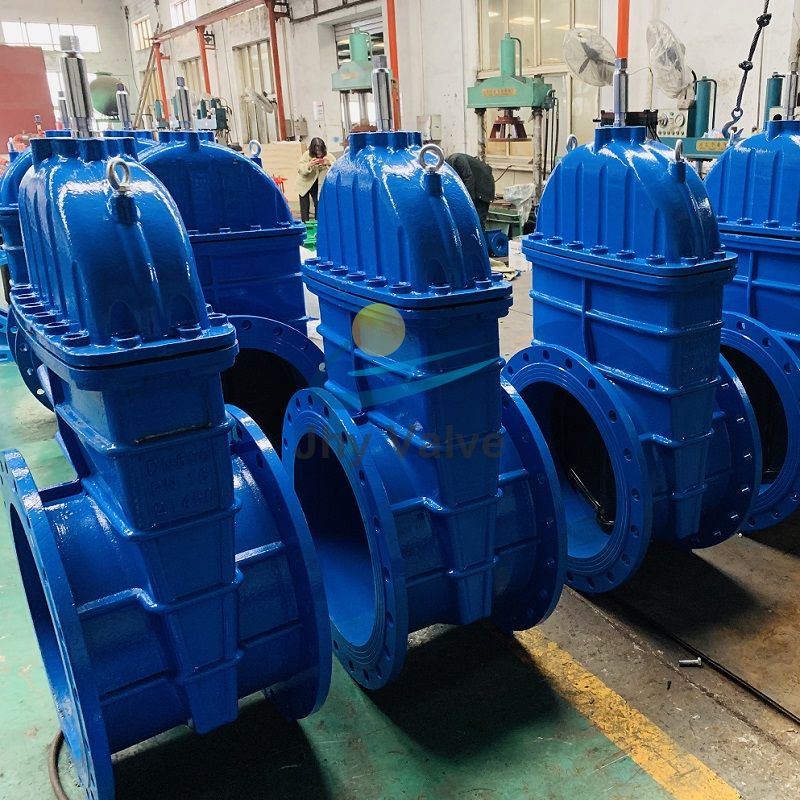 Made In China Factory Big Size Non Rising Stem Resilient Seat Gate Valve