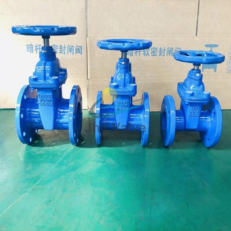 Hot Sale GGG50 Non Rising Stem Resilient Seat Gate Valve, Best Factory Price