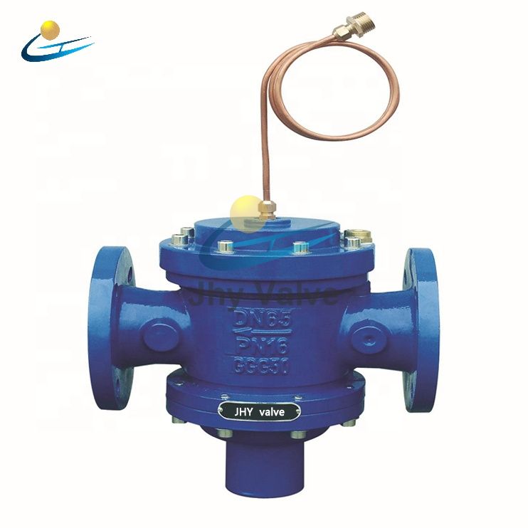 Self - propelled flow differential pressure control valve