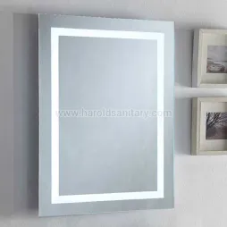 Безрамное зеркало заднего вида со светодиодной подсветкой