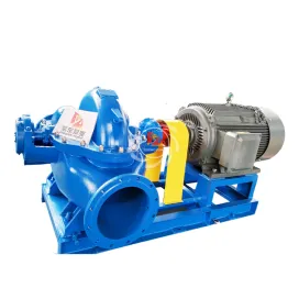 Double suction split case water supplying pump