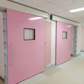 Puerta corredera automática hermética de hospital