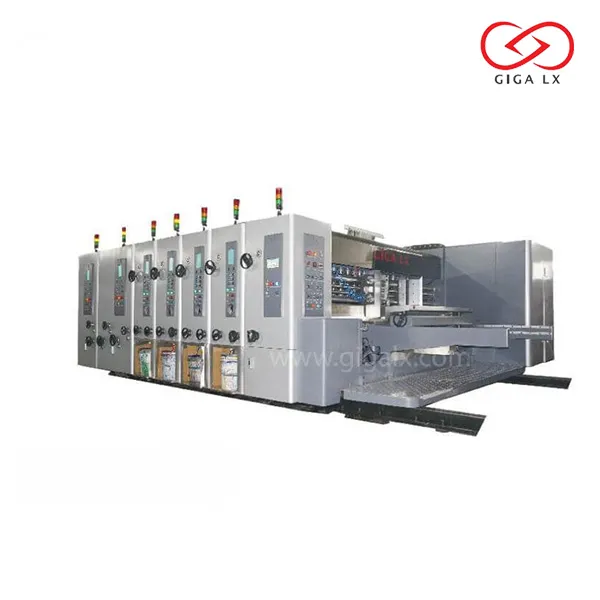 LX-308N Cartón automático de cartón PP Impresión flexográfica con máquina de corte y troquelado