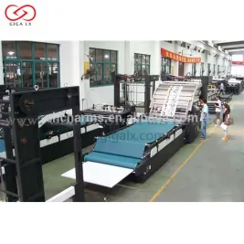 Machine à plastifier semi-automatique GIGA LXFMZ pour ligne de production de carton ondulé 2 plis