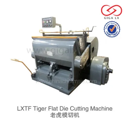 GIGA LX Alimentador semiautomático Troqueladora de seguridad Tiger para caja de todo tipo