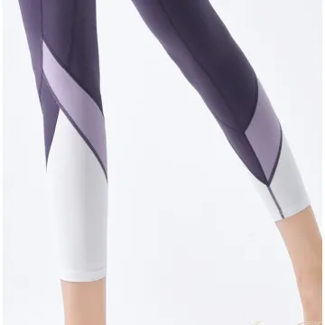 Pantalones de yoga de ocho puntos, sostén de yoga, transpiración, adelgazamiento,Código de estilo: AOWX124CK184