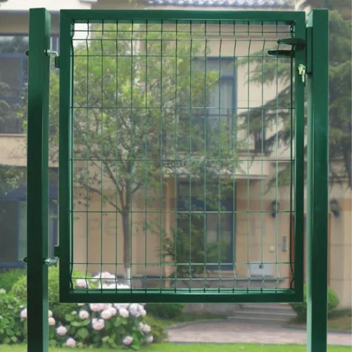 Firkantet rør Enkeltfløjet 3D Wire Panel Gate