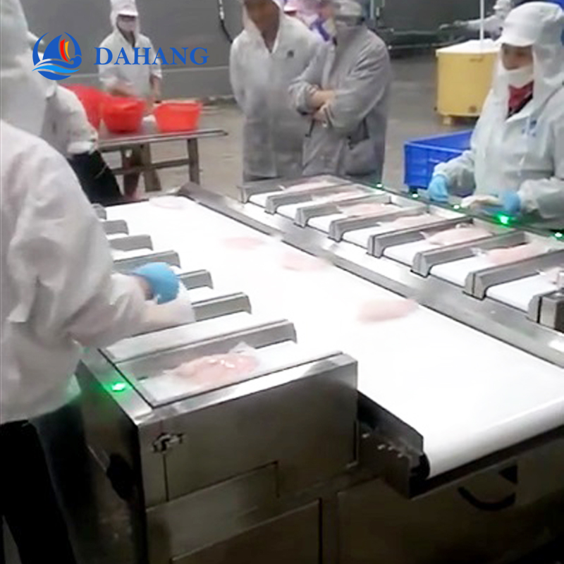Efficient Conveyor Combination Weigher Scale for Seafood/Fish