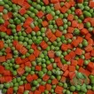 Légumes à 2 mélanges IQF (pois verts et carottes)