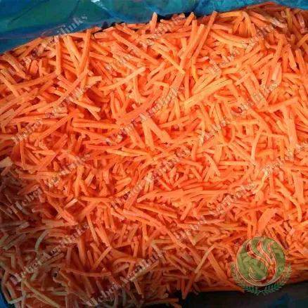 lanières de carottes congelées