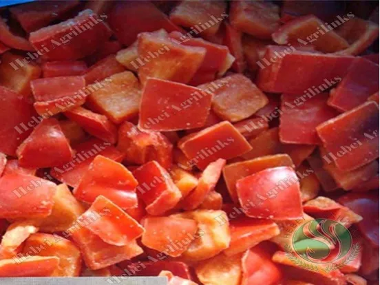 Factors Influence Frozen Red Pepper Cubes' Flavor