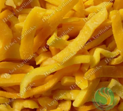 Frozen Yellow bell pepper slices