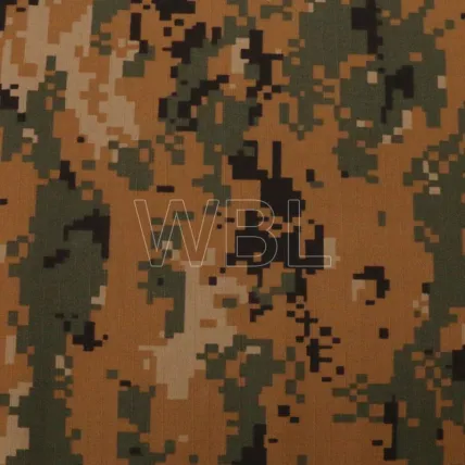 65% Polyester 35% Cotton Blend Woven Army Workwear Print Camouflage Military Uniform Fabric