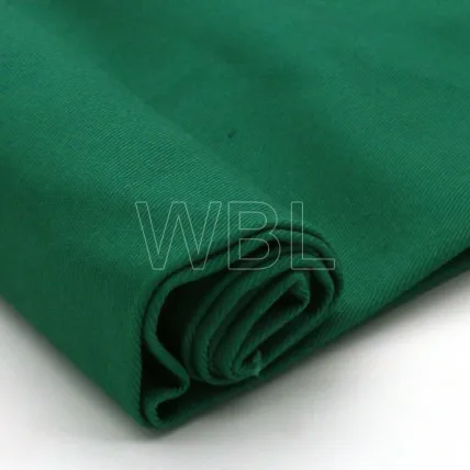 Tejido sólido T / C ropa de trabajo sarga uniforme tela tejida 280gsm para la prenda