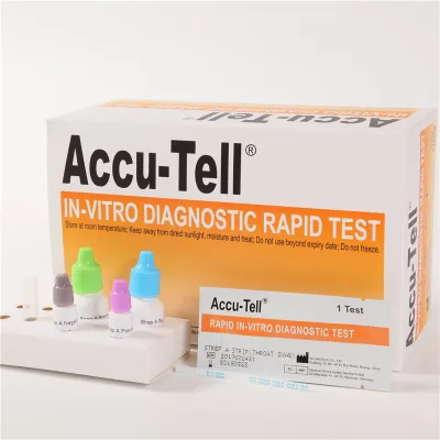 Accu-Tell<sup>®</sup> Strep A Rapid Test Strip/Cassette (Throat Swab)