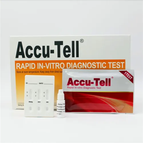Accu-Tell<sup>®</sup> HBsAg/HCV/HIV Combo Rapid Test Cassette (Serum/Plasma)