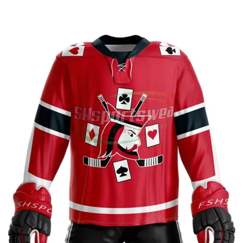 Custom design high quality ice hockey jersey