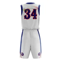 Custom basketball jersey sublimation printing basketball uniforms set 