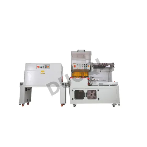 DQL-5545 + BSQ-4525 máquina de sellado tipo L completamente automática + máquina termocontraíble a temperatura constante
