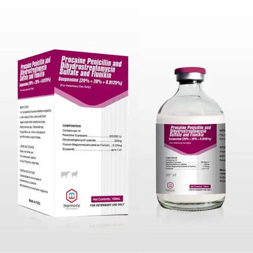 Procaine Penicillin và Dihydrostreptomycin Sulfate và huyền phù Flunixin (20% + 20% + 0,0125%)