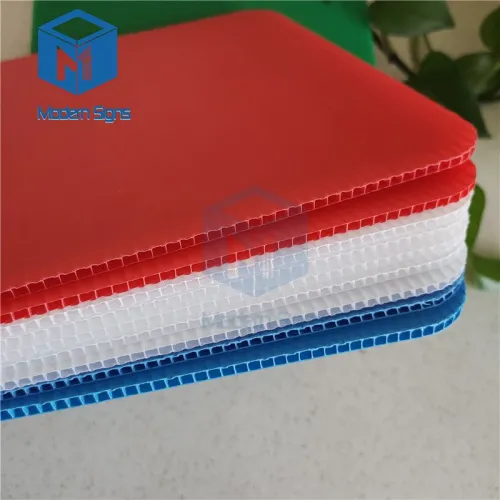 colors white black yellow blue green red PP coroplast sheet PP hollow board