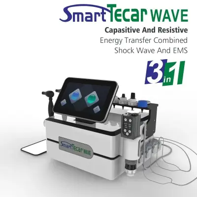  Professional 3 in One EMS Smart Tecar Shockwave Therapy Machine ED Treatment