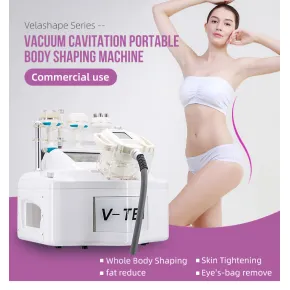  Portable 5 in 1 V10 fat removal RF Cavitation Vacuum roller slimming Machine face /body