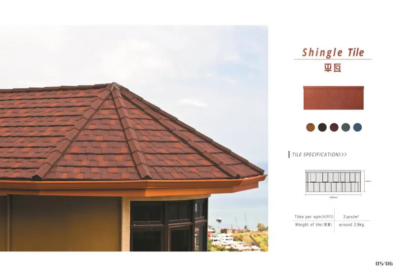 Something about Stone Chip Coated Steel Roof Tiles