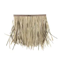 Tiki bar roofing thatch Material artificial decoration synthetic thatch roof tiles