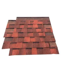 红色沥青屋顶bitumen_asphaltic_shingles
