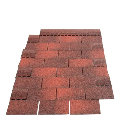 techo de asfalto rojo betún_asphaltic_shingles