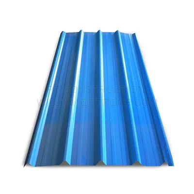 hojas de techo de zinc de aluminio recubierto de color