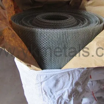 Galvanized Square Wire Mesh Packaging