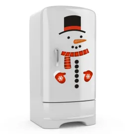 Diy холодильник наклейка снеговик