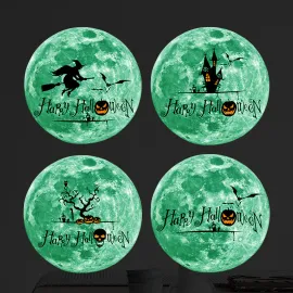 Halloween Moon Luminous Sticker Wholesale