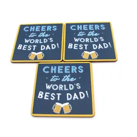 Chipboard Sticker-Cheers to the World's Best Dad