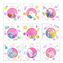 Sticker Flakes Pack-Fruits Hearts Foods Gifts Candy