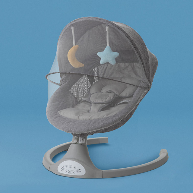 新しいモダンなデザインのベビークレードルスイング調整可能なリクライニングポジション赤ちゃん保育園の椅子