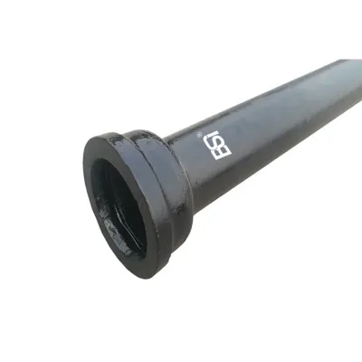 BS437 Single Spigot Abflussrohr aus Gusseisen mit flexibler Gummiringverbindung