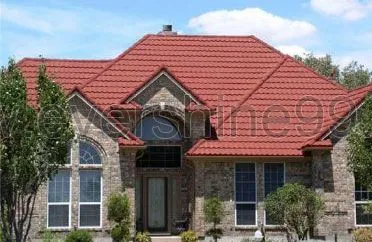 Colorful Stone Coated Metal Roofing Tiles