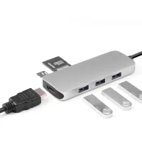 UC0401 7 Anschlüsse USB-C Hub