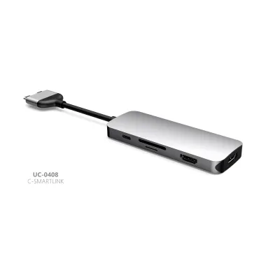 Concentrateur USB-C 8 ports UC0408 (MST)   for MacBook only