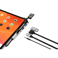 UC3001 USB-C-Hub mit 6 Anschlüssen für iPad Pro