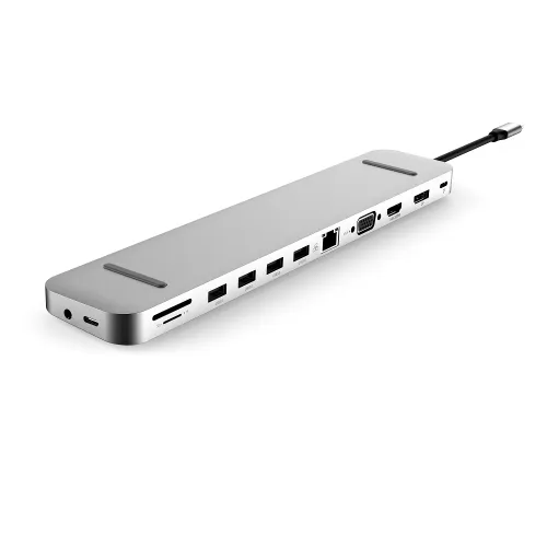 UC2502  USB-C Docking Base  Triple Display HDMI + DP + VGA