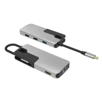 UC1710 5 Anschlüsse USB-C Hub faltbar