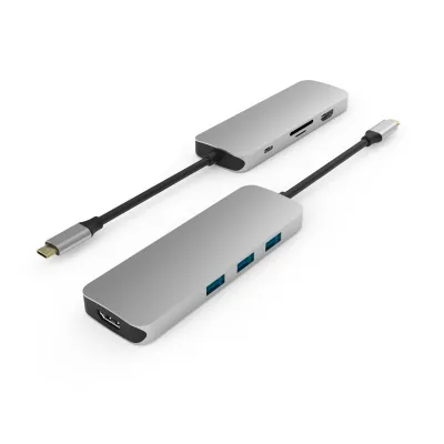 UC0409 Concentrateur USB-C double HDMI 8 ports