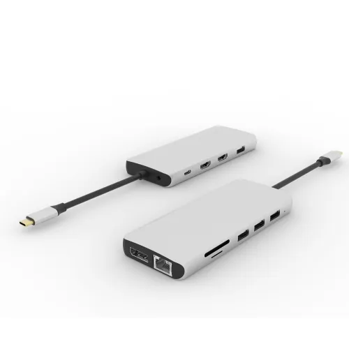 UC3303  12 Ports USB-C Hub Triple Display  HDMI + HDMI + DP