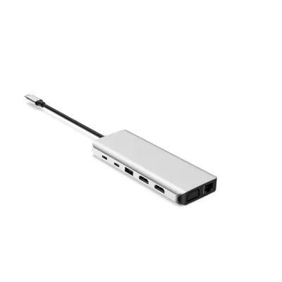 UC0218 14 Anschlüsse USB-C Hub  Triple Display  HDMI + HDMI + VGA