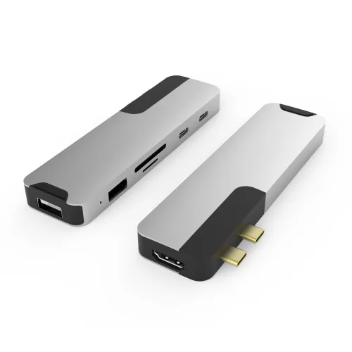 UC3502 7 Ports Thunderbolt dul-male in USB-C hub