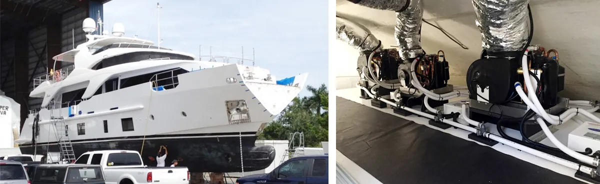 TopAire Marine Air Conditioning Systems for Yachts